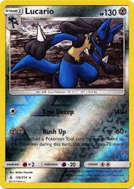 SM Unbroken Bonds 126/214 Lucario Reverse Holo