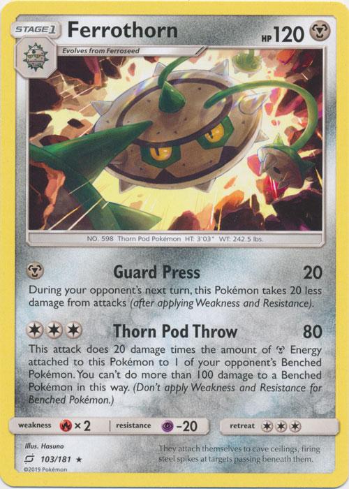 SM Team Up 103/181 Ferrothorn