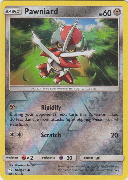 SM Team Up 104/181 Pawniard Reverse Holo