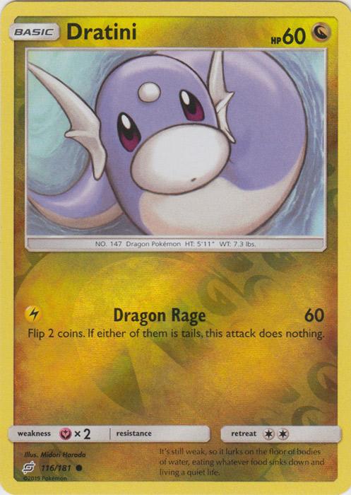 SM Team Up 116/181 Dratini Reverse Holo
