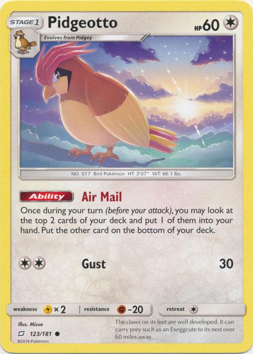 SM Team Up 123/181 Pidgeotto