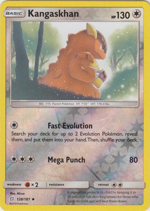 SM Team Up 128/181 Kangaskhan Reverse Holo