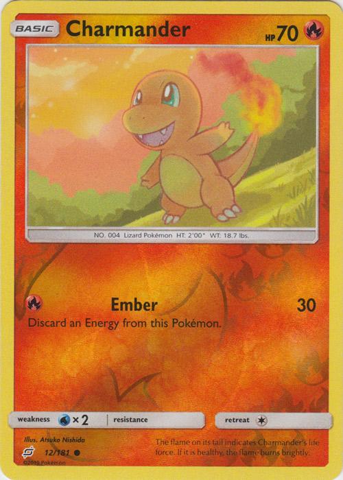 SM Team Up 012/181 Charmander Reverse Holo
