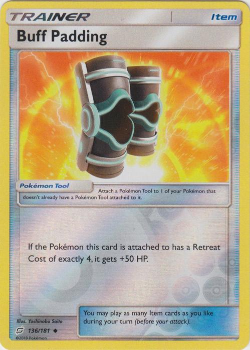 SM Team Up 136/181 Buff Padding Reverse Holo