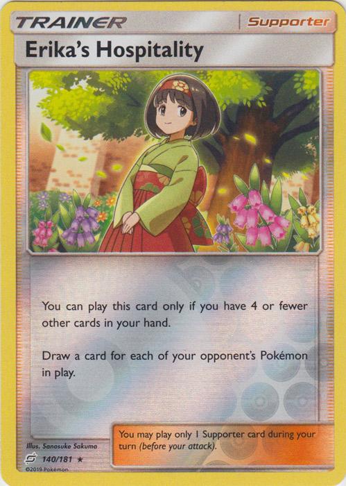 SM Team Up 140/181 Erika's Hospitality Reverse Holo