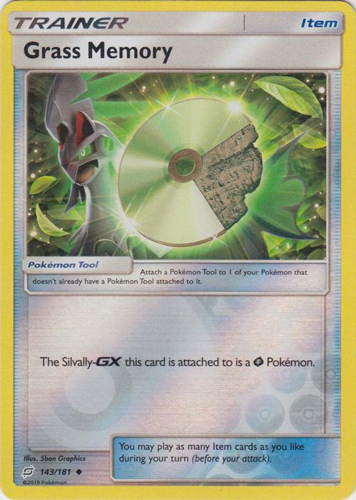 SM Team Up 143/181 Grass Memory Reverse Holo