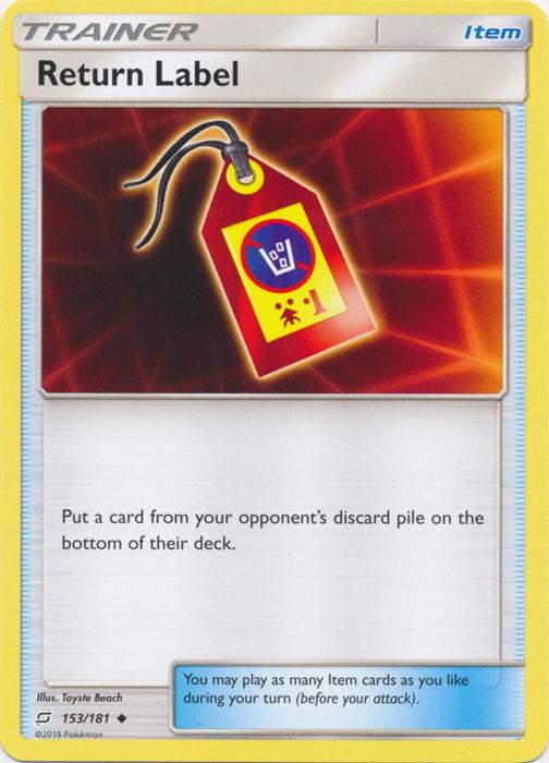 SM Team Up 153/181 Return Label