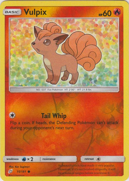 SM Team Up 015/181 Vulpix Reverse Holo