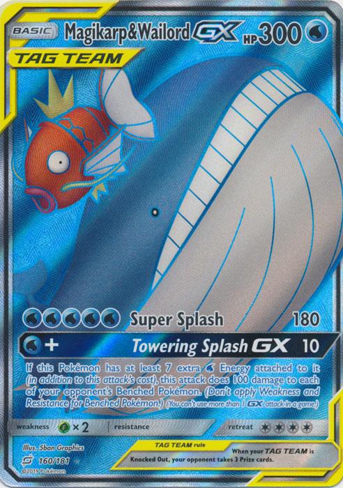 SM Team Up 160/181 Magikarp & Wailord GX (Tag Team)