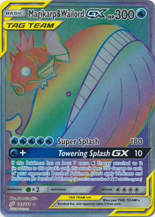 SM Team Up 183/181 Magikarp & Wailord GX (Tag Team)
