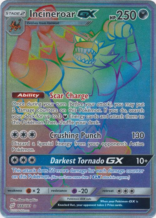 SM Team Up 188/181 Incineroar GX