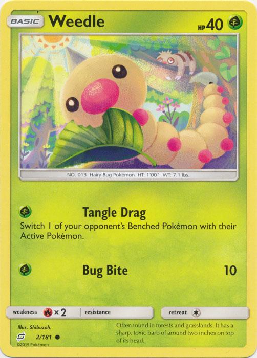 SM Team Up 002/181 Weedle