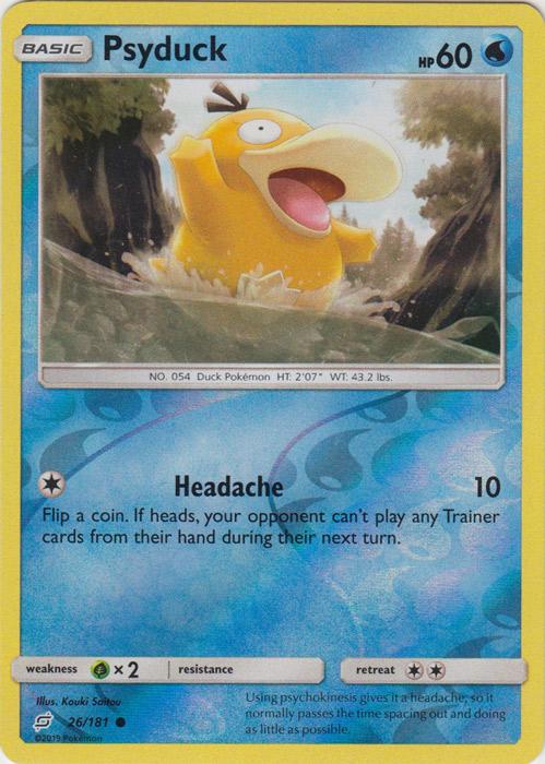SM Team Up 026/181 Psyduck Reverse Holo