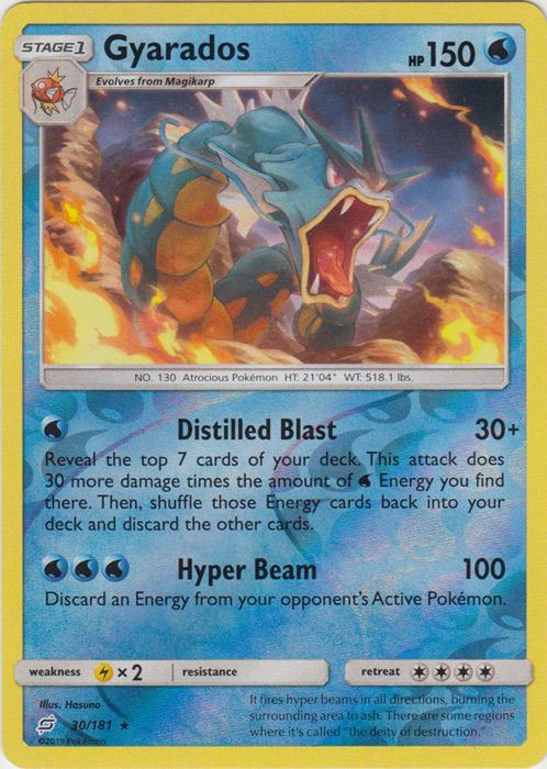 SM Team Up 030/181 Gyarados Reverse Holo