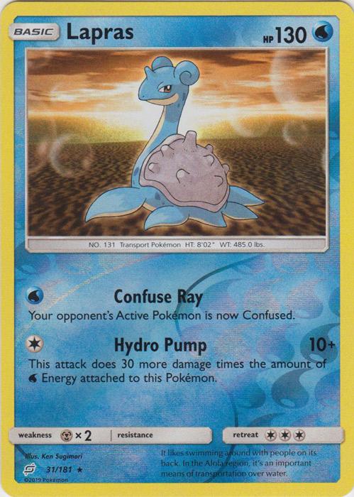 SM Team Up 031/181 Lapras Reverse Holo
