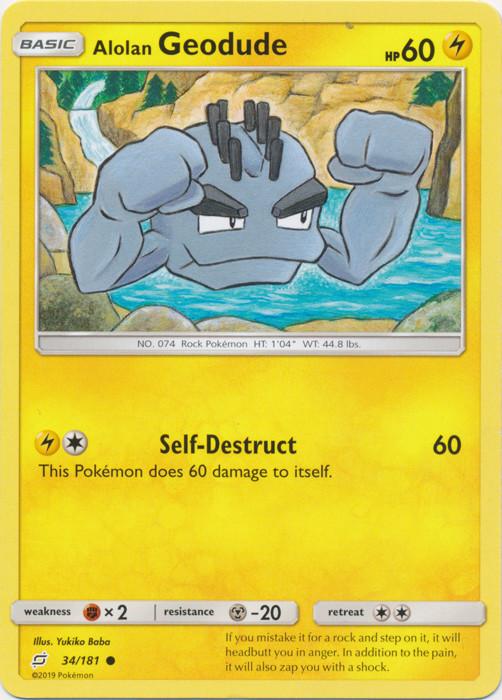 SM Team Up 034/181 Alolan Geodude