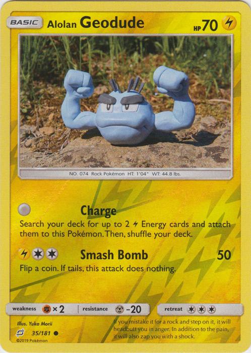 SM Team Up 035/181 Alolan Geodude Reverse Holo