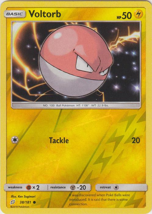 SM Team Up 038/181 Voltorb Reverse Holo