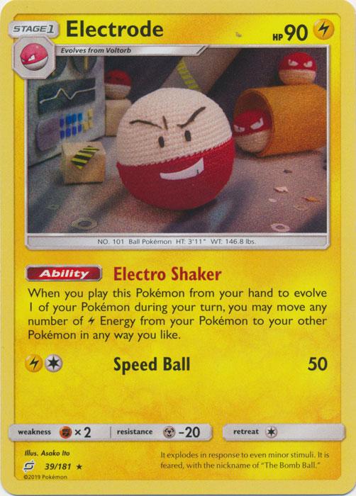 SM Team Up 039/181 Electrode Holo Rare