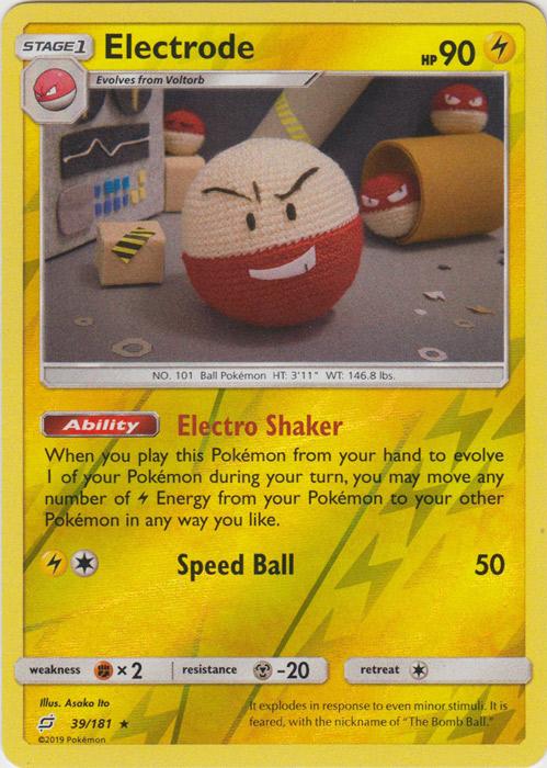 SM Team Up 039/181 Electrode Reverse Holo