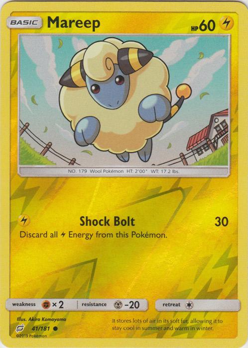 SM Team Up 041/181 Mareep Reverse Holo