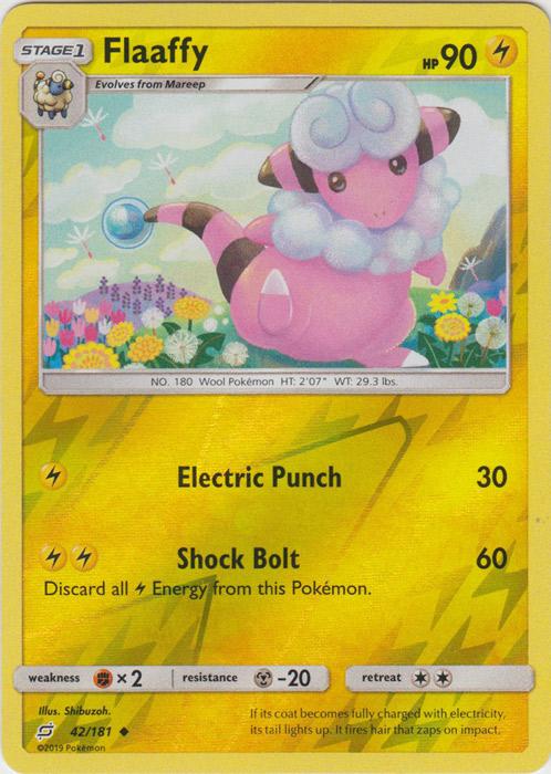 SM Team Up 042/181 Flaaffy Reverse Holo