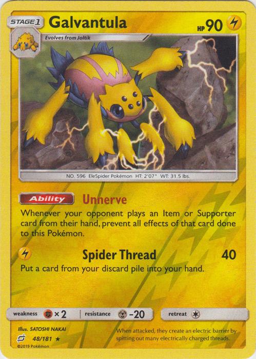SM Team Up 048/181 Galvantula Reverse Holo