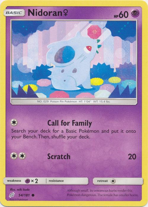 SM Team Up 054/181 Nidoran (Female)
