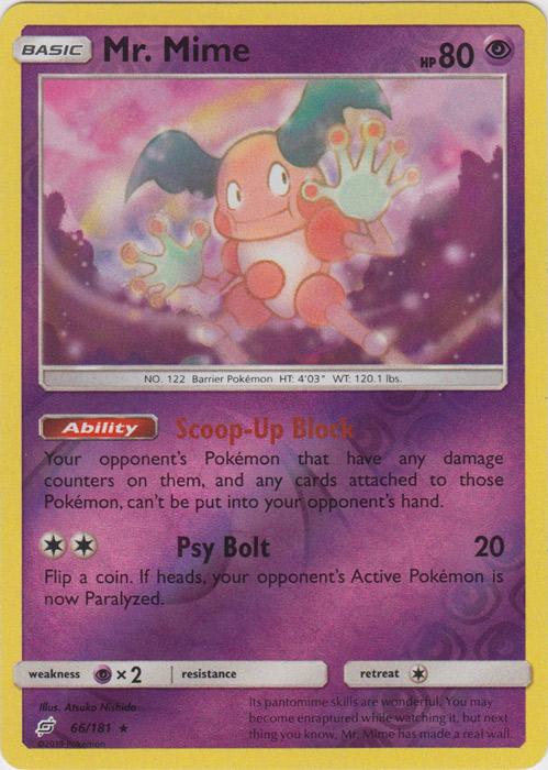 SM Team Up 066/181 Mr Mime Reverse Holo