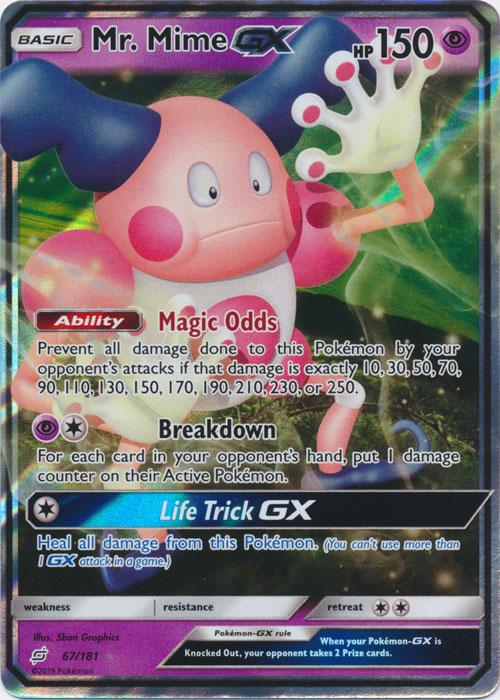 SM Team Up 067/181 Mr Mime GX