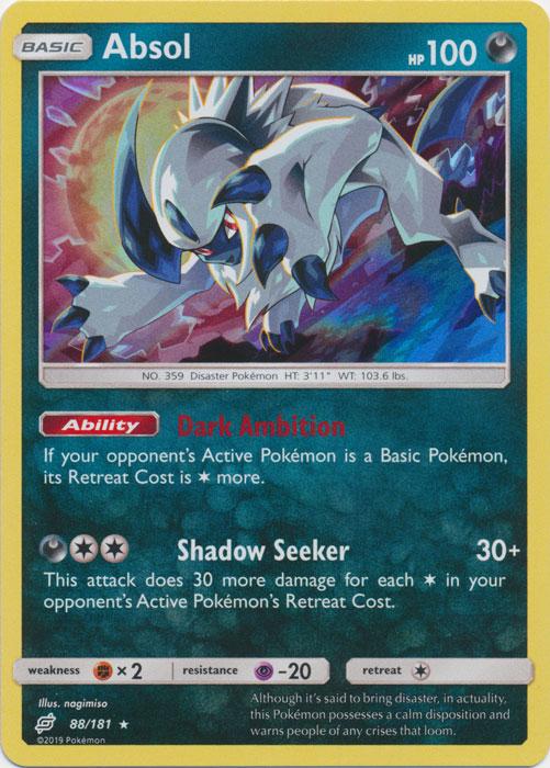SM Team Up 088/181 Absol Holo Rare