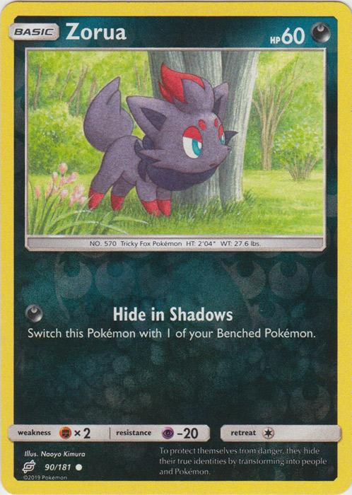 SM Team Up 090/181 Zorua Reverse Holo