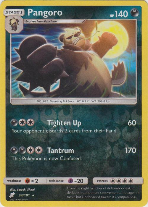SM Team Up 094/181 Pangoro Reverse Holo