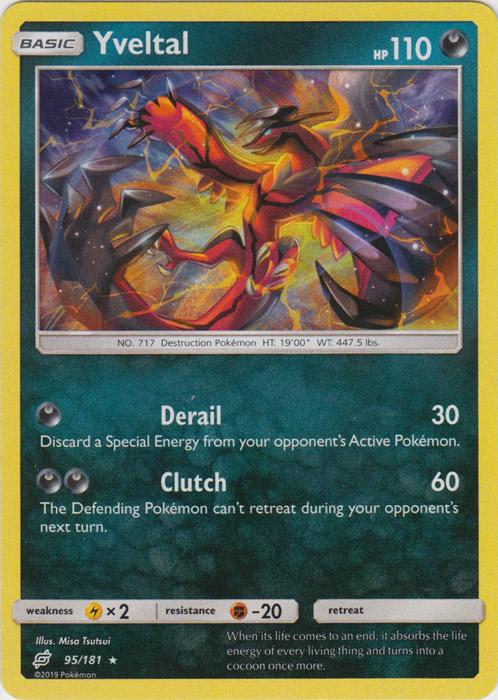 SM Team Up 095/181 Yvetal Holo Rare