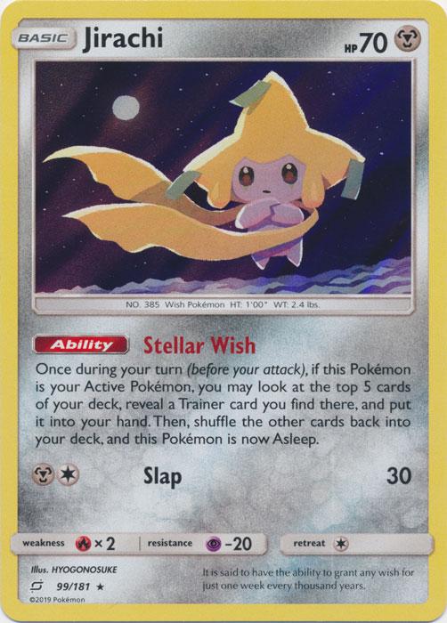 SM Team Up 099/181 Jirachi Holo Rare