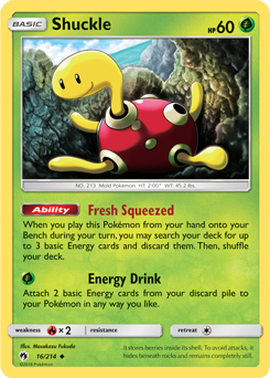 SM Lost Thunder 016/214 Shuckle