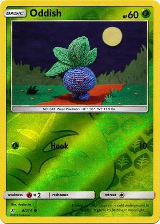 SM Unbroken Bonds 006/214 Oddish Reverse Holo