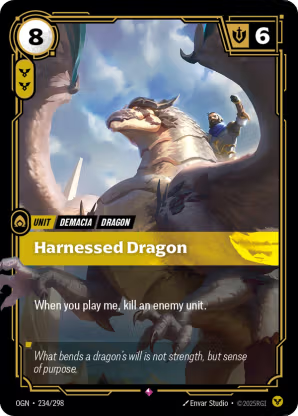 Riftbound Origins 234/298 Harnessed Dragon