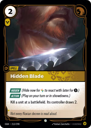 Riftbound Origins 213/298 Hidden Blade