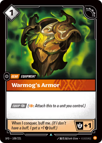 Riftbound Spiritforged 108/221 Warmog's Armor