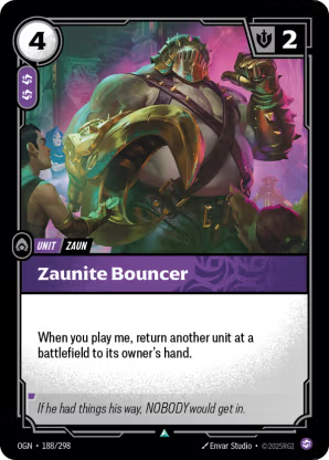 Riftbound Origins 188/298 Zaunite Bouncer Foil