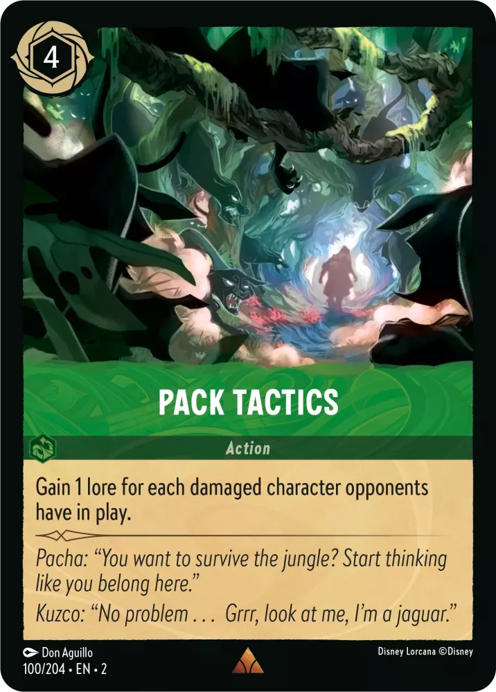 Lorcana Rise of the Floodborn 100/204 Pack Tactics