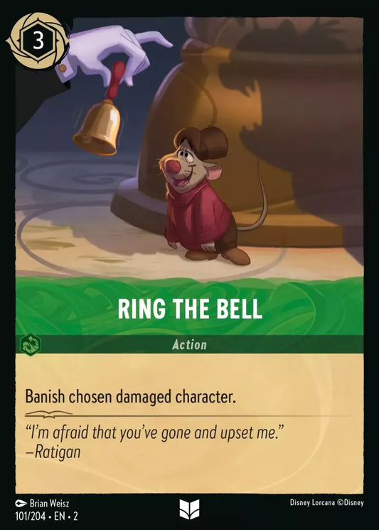 Lorcana Rise of the Floodborn 101/204 Ring the Bell Foil