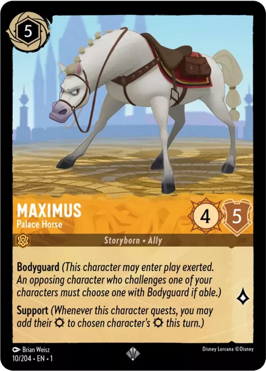 Lorcana The First Chapter 010/204 Maximus Palace Horse Foil