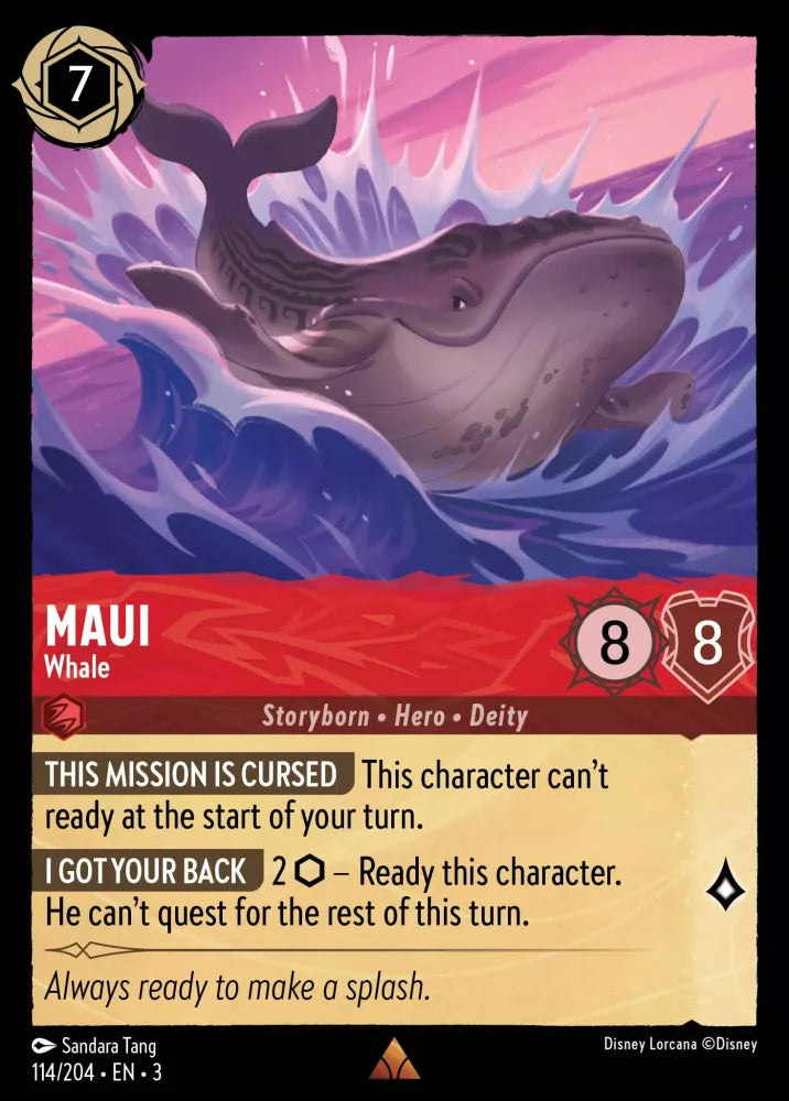 Lorcana Into the Inklands 114/204 Maui Whale