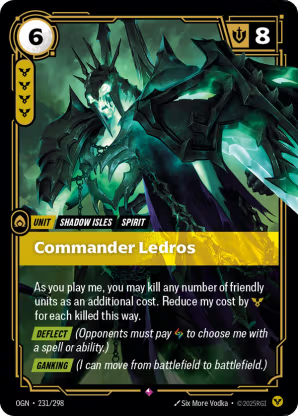Riftbound Origins 231/298 Commander Ledros
