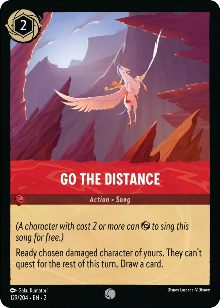 Lorcana Rise of the Floodborn 129/204 Go the Distance