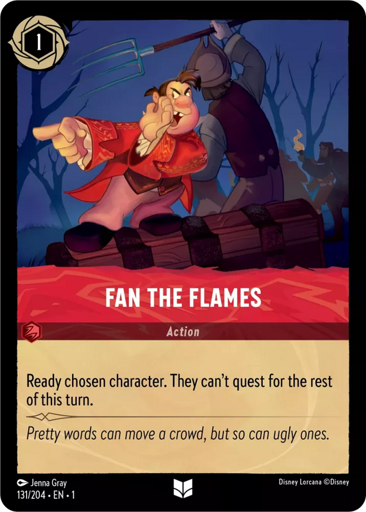 Lorcana The First Chapter 131/204 Fan the Flames Foil