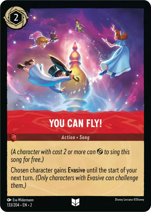 Lorcana Rise of the Floodborn 133/204 You Can Fly! Foil
