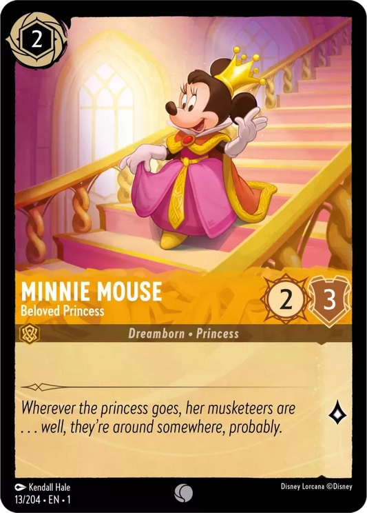 Lorcana The First Chapter 013/204 Minnie Mouse Beloved Princess